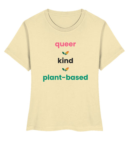 Natural Raw Short-Fit T-Shirt – queer • kind • plant-based - Vegayn