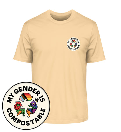 Nispero Classic T-Shirt – My gender is compostable - Vegayn