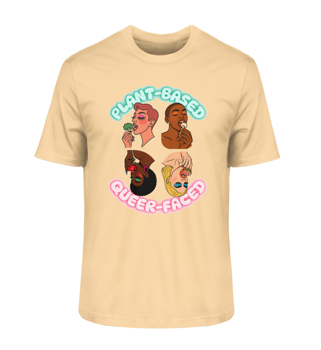 Nispero Classic T-Shirt – Plant-based, Queer-faced - Vegayn