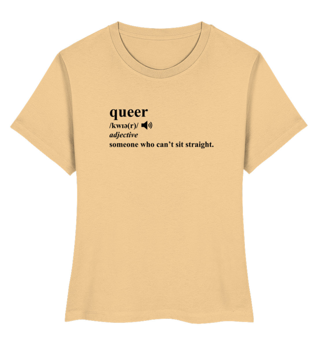 Nispero Short-Fit T-Shirt – Dictionary Queer - Vegayn