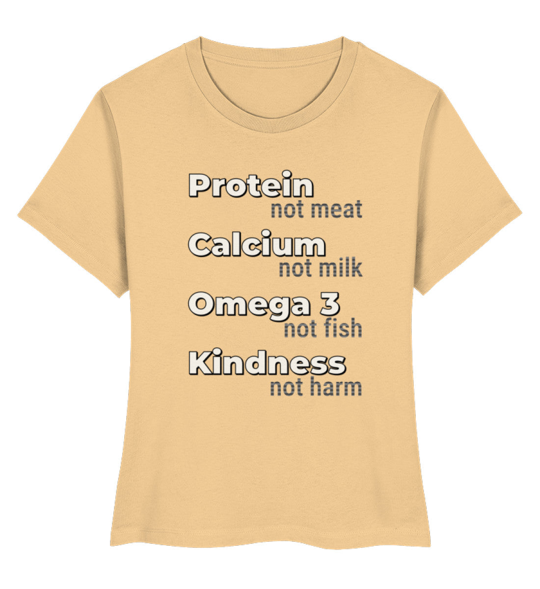 Nispero Short-Fit T-Shirt – Protein, not meat... - Vegayn