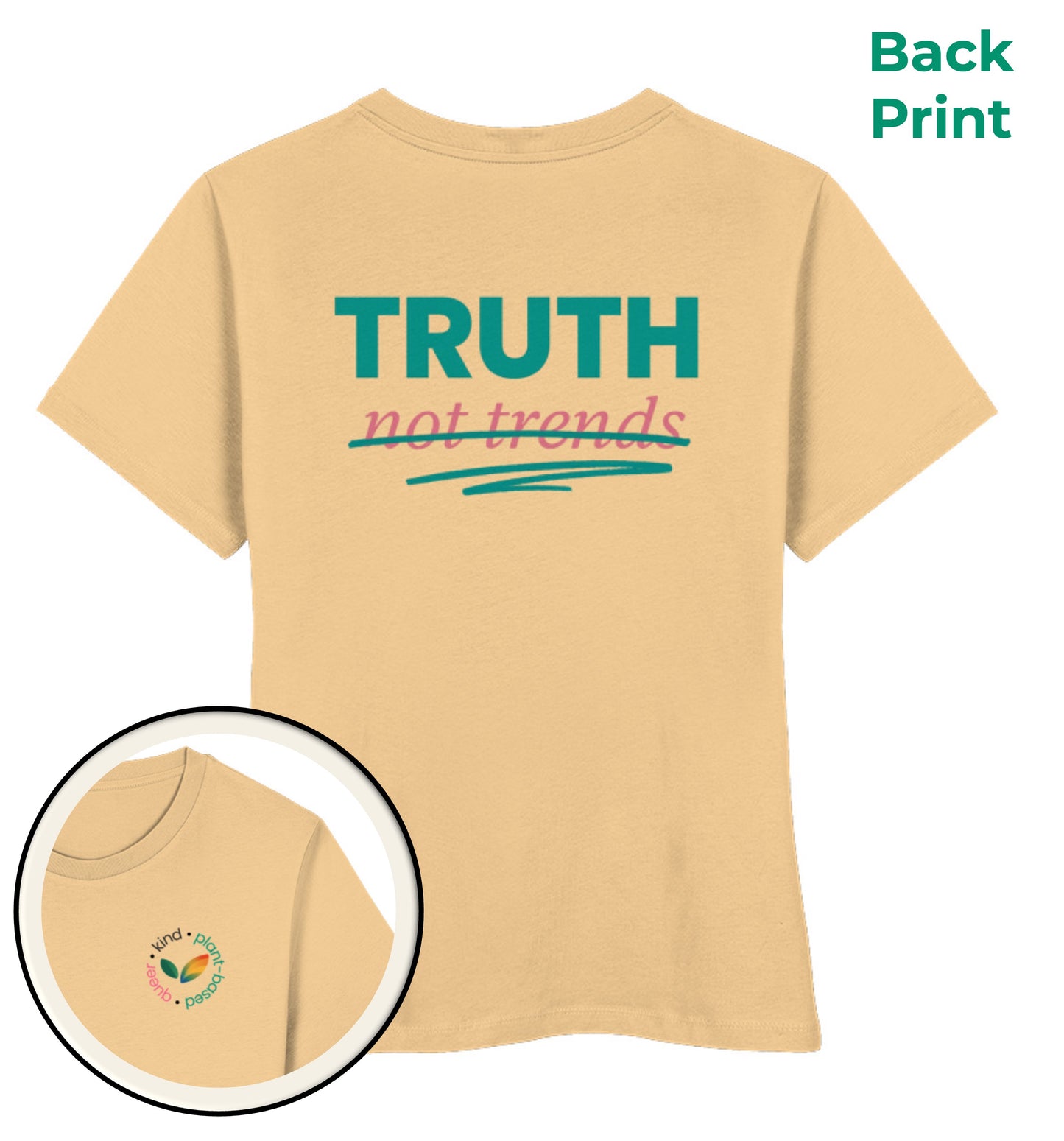 Nispero Short-Fit T-Shirt – Truth, not trends - Vegayn