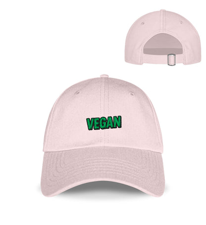 Pastel Pink Cap Embroidery – Vegan - Vegayn