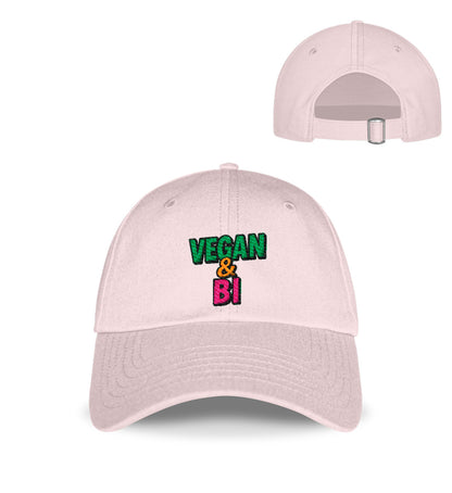 Pastel Pink Cap Embroidery – Vegan & Bi - Vegayn