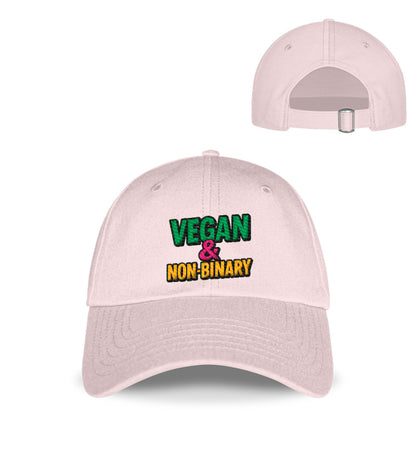 Pastel Pink Cap Embroidery – Vegan & Non-Binary - Vegayn
