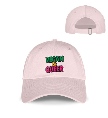 Pastel Pink Cap Embroidery – Vegan & Queer - Vegayn