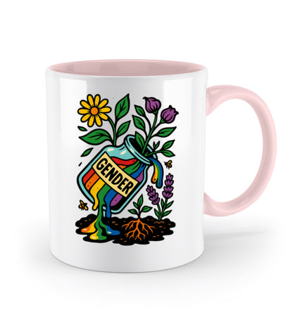 Pastel Pink Two-coloured Mug – Gender - Vegayn