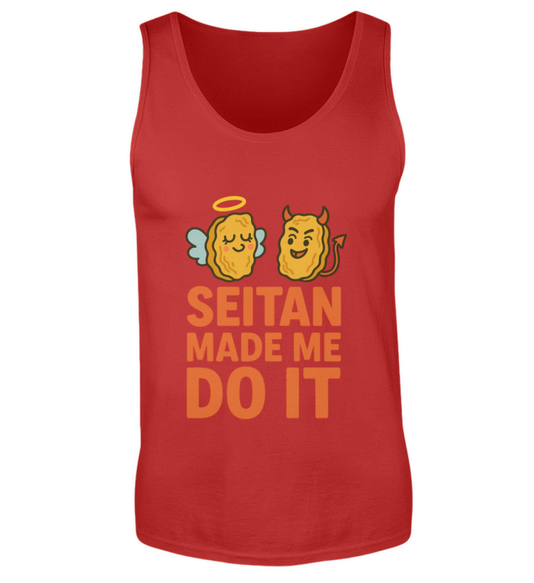 Red Tank Top – Seitan made me do it - Vegayn
