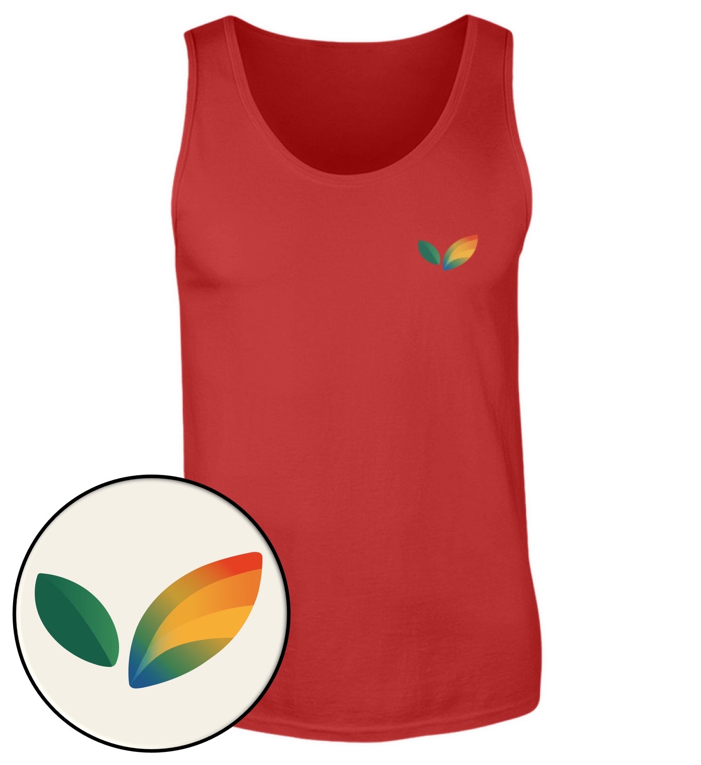 Red Tank Top – Vegayn Queer Little Leaf