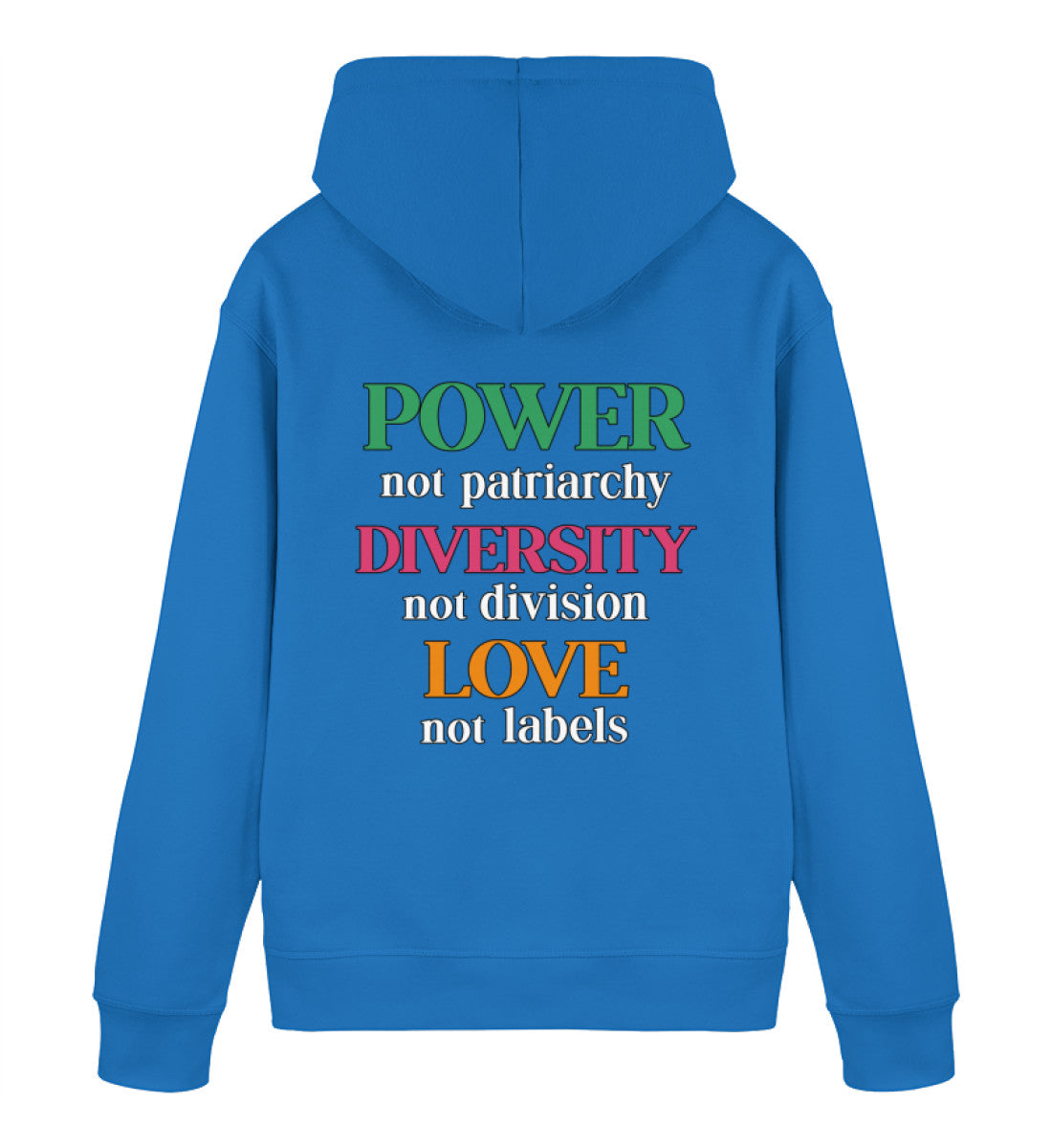 Royal Blue Hoodie – Power, not patriarchy... - Vegayn