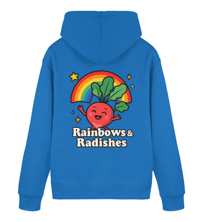 Royal Blue Hoodie – Rainbows & Radishes - Vegayn