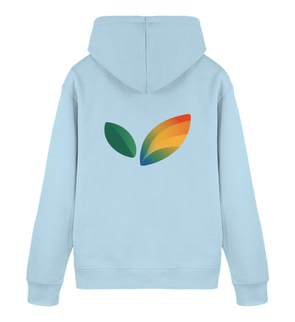 Sky Blue Hoodie – Vegayn Queer Leaf - Vegayn