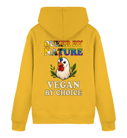 Spectra Yellow Hoodie Chicken Queercorn – Queer by nature, Vegan by choice - Vegayn