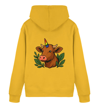 Spectra Yellow Hoodie – Cow Queercorn - Vegayn