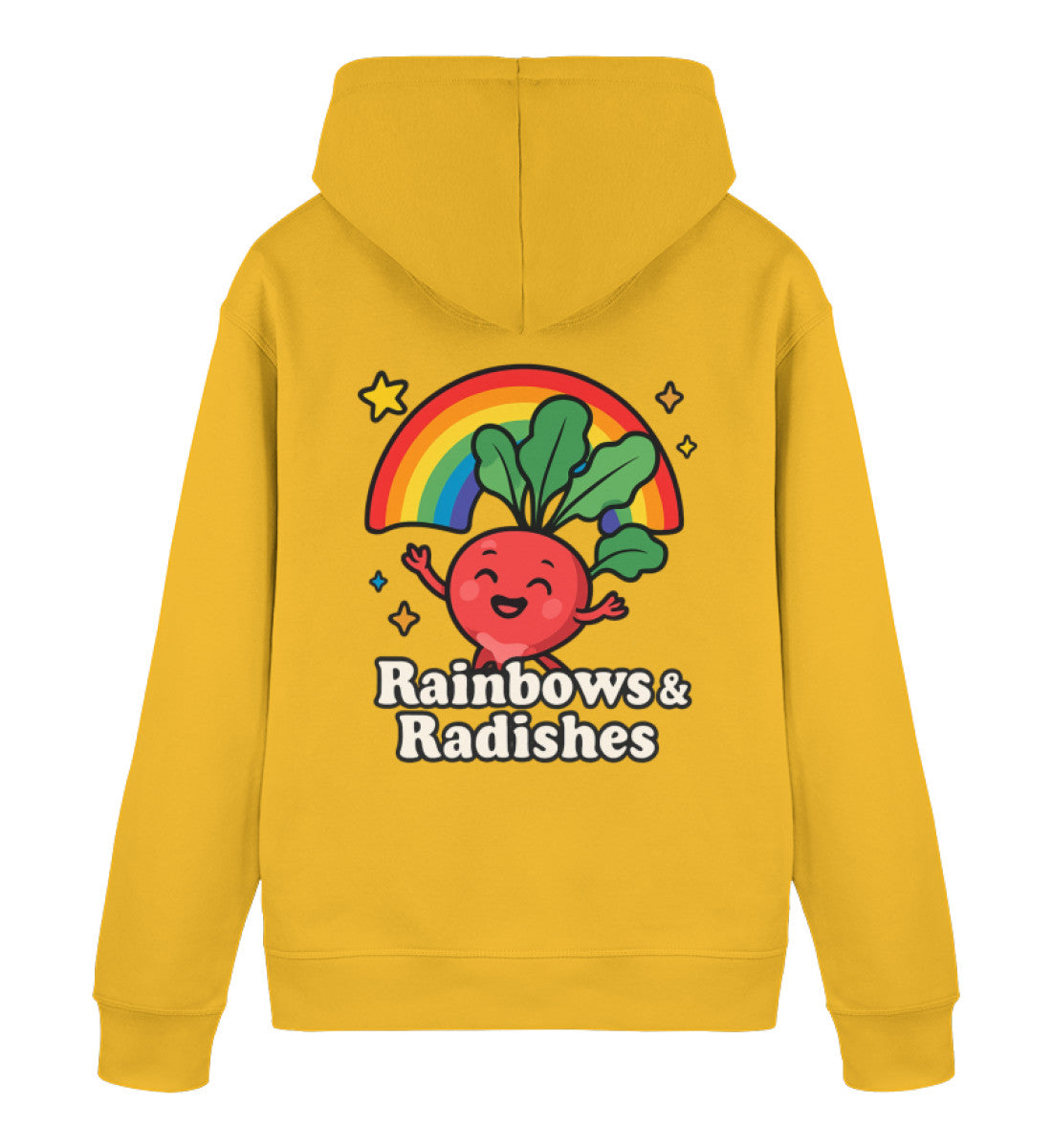 Spectra Yellow Hoodie – Rainbows & Radishes - Vegayn