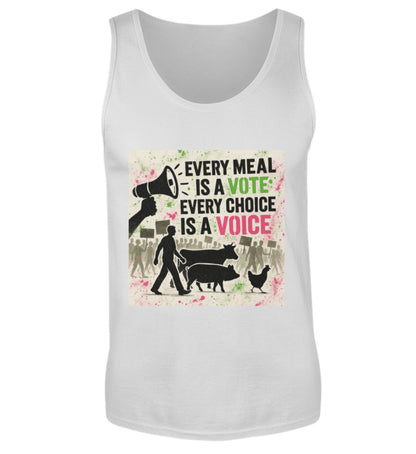 Sport Grey Tank Top – Every meal is a vote. Every choice is a voice. - Vegayn