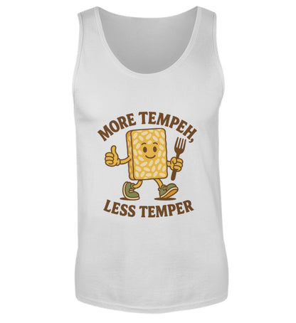 Sport Grey Tank Top – More tempeh, less temper - Vegayn