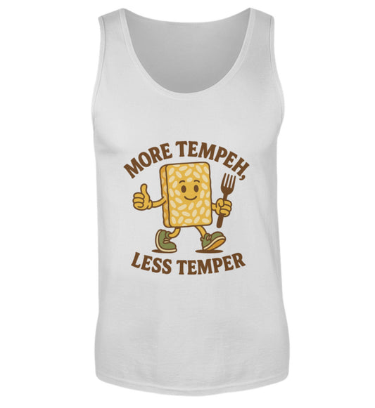 Sport Grey Tank Top – More tempeh, less temper - Vegayn