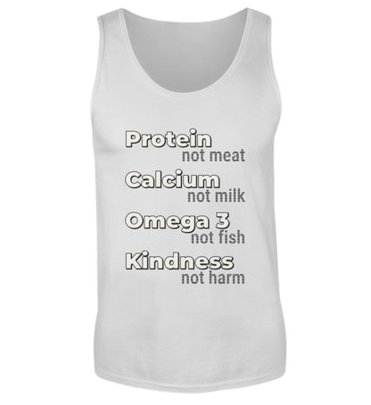 Sport Grey Tank Top – Protein, not meat... - Vegayn