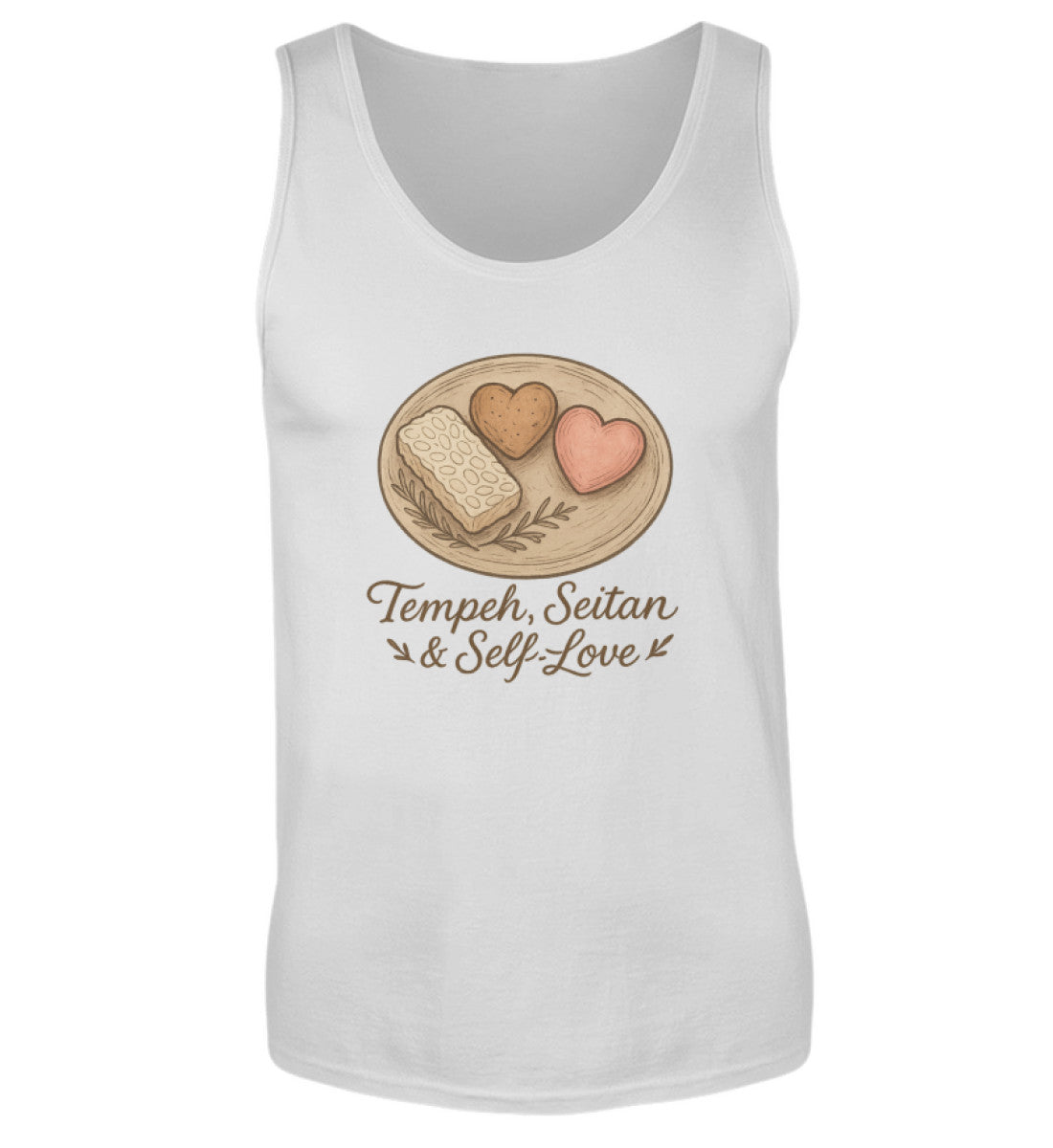 Sport Grey Tank Top – Tempeh, seitan & self-love - Vegayn
