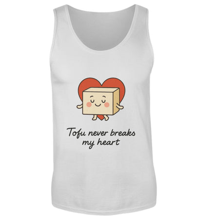 Sport Grey Tank Top – Tofu never breaks my heart - Vegayn
