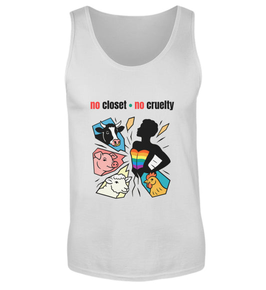 Sport Grey Tank Top – no closet • no cruelty - Vegayn