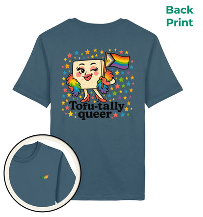 Stargazer Classic T-Shirt – Tofu-tally queer with boa - Vegayn