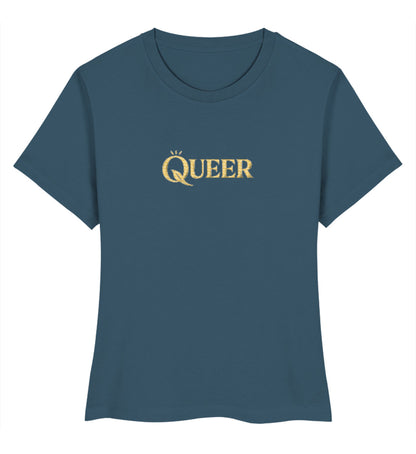 Stargazer Short-Fit T-Shirt Embroidery – Queer - Vegayn