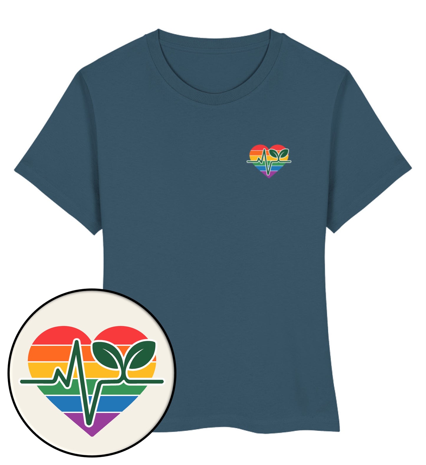 Stargazer Short-Fit T-Shirt – Queer-Vegan ECG - Vegayn