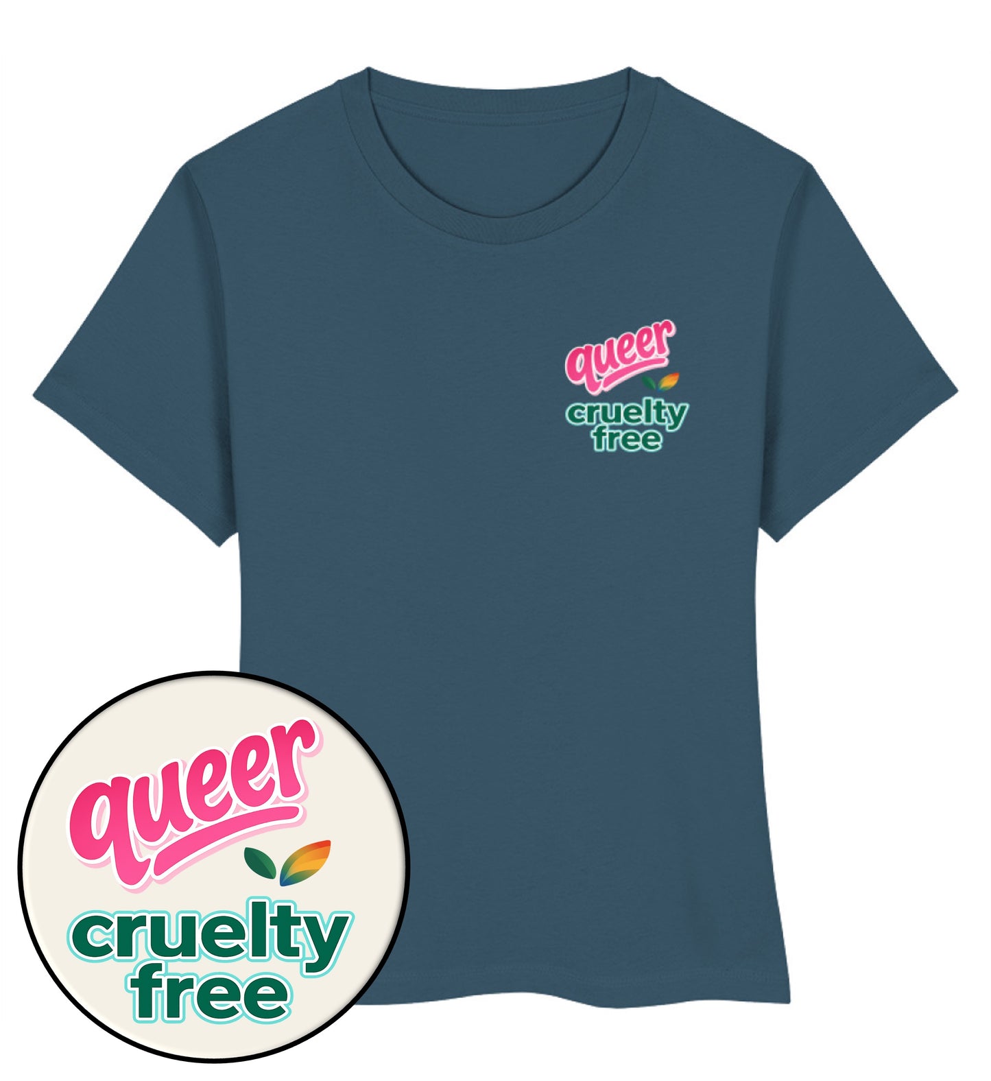 Stargazer Short-Fit T-Shirt – Queer & cruelty-free - Vegayn
