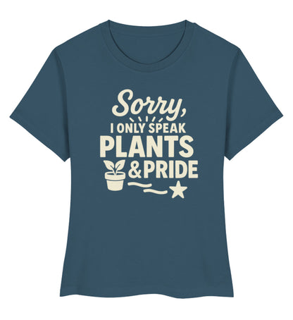 Stargazer Short-Fit T-Shirt – Sorry, I only speak Plants & Pride - Vegayn