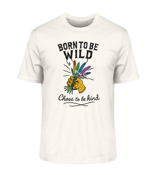 Vintage White Classic T-Shirt – Born to be wild. Chose to be kind. - Vegayn