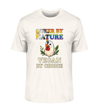 Vintage White Classic T-Shirt Chicken Unicorn – Queer by nature, Vegan by choice - Vegayn