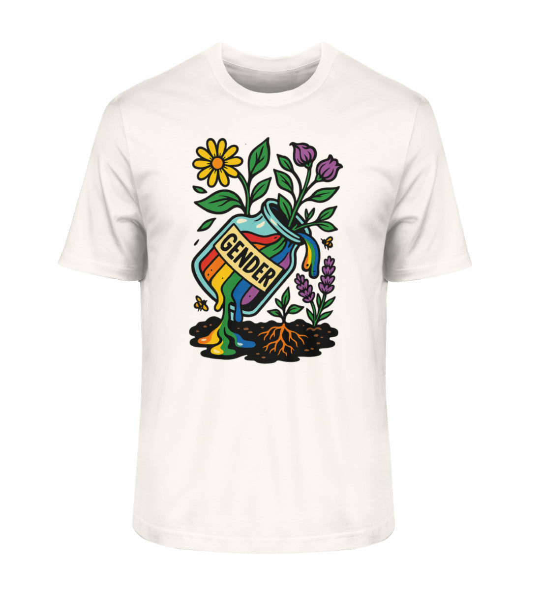 Vintage White Classic T-Shirt – Gender - Vegayn