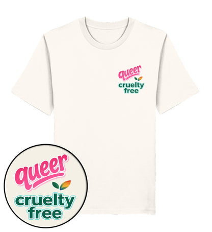 Vintage White Classic T-Shirt – Queer & cruelty-free - Vegayn