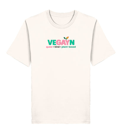 Vintage White Classic T-Shirt – Vegayn queer • kind • plant-based - Vegayn