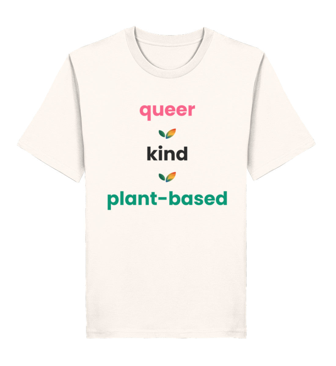 Vintage White Classic T-Shirt – queer • kind • plant-based - Vegayn