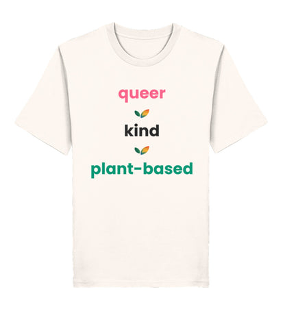 Vintage White Classic T-Shirt – queer • kind • plant-based - Vegayn