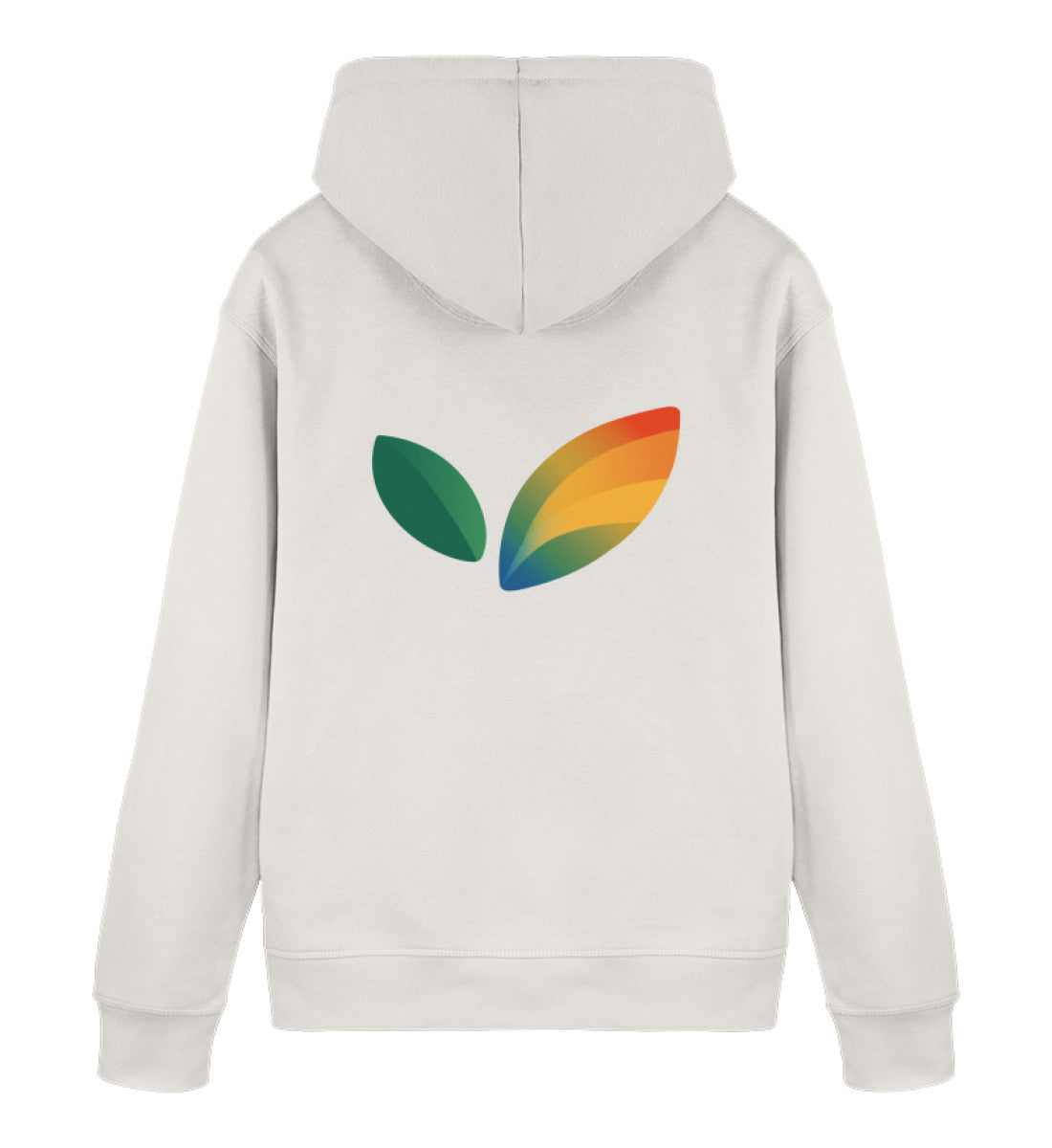 Vintage White Hoodie – Vegayn Queer Leaf - Vegayn