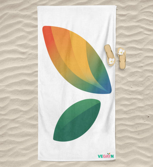White Beach Towel – Vegayn Leaf
