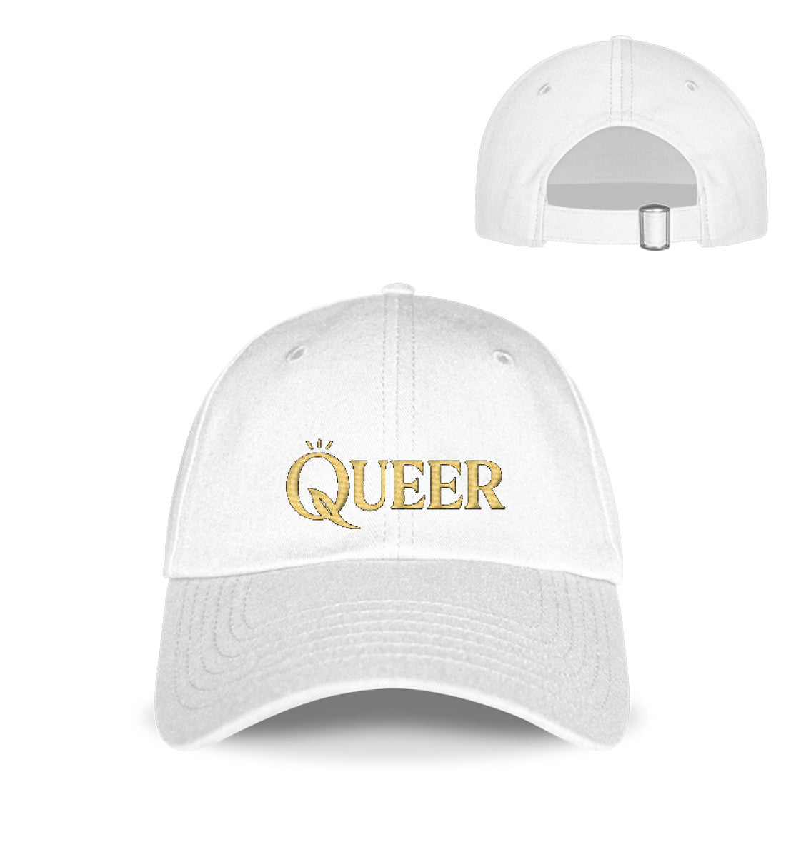White Cap Embroidery – Queer - Vegayn