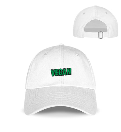 White Cap Embroidery – Vegan - Vegayn