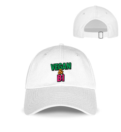 White Cap Embroidery – Vegan & Bi - Vegayn