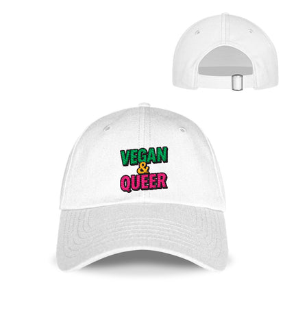 White Cap Embroidery – Vegan & Queer - Vegayn