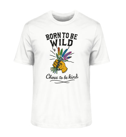 White Classic T-Shirt – Born to be wild. Chose to be kind. - Vegayn