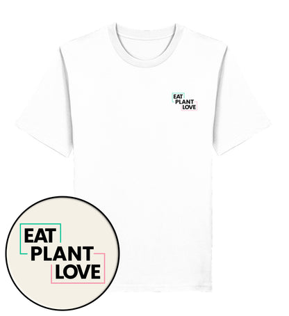 White Classic T-Shirt– Eat plant. Plant love - Vegayn