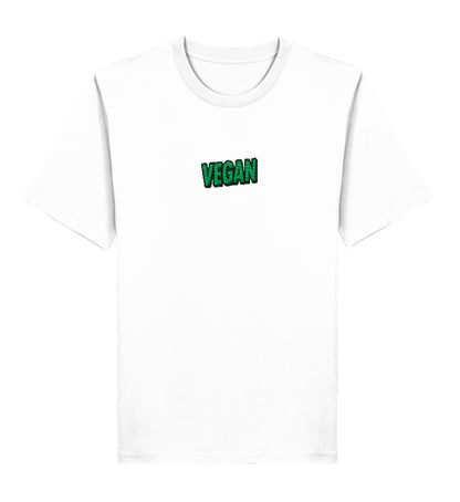 White Classic T-Shirt Embroidery – Vegan - Vegayn