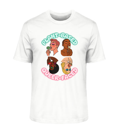 White Classic T-Shirt – Plant-based, Queer-faced - Vegayn