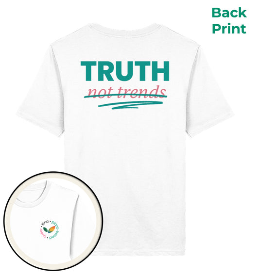 White Classic T-Shirt – Truth, not trends - Vegayn