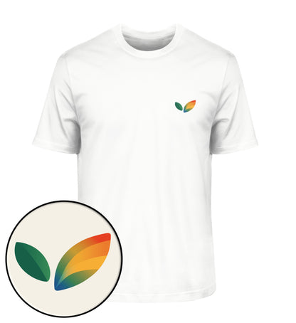 White Classic T-Shirt – Vegayn Queer Little Leaf